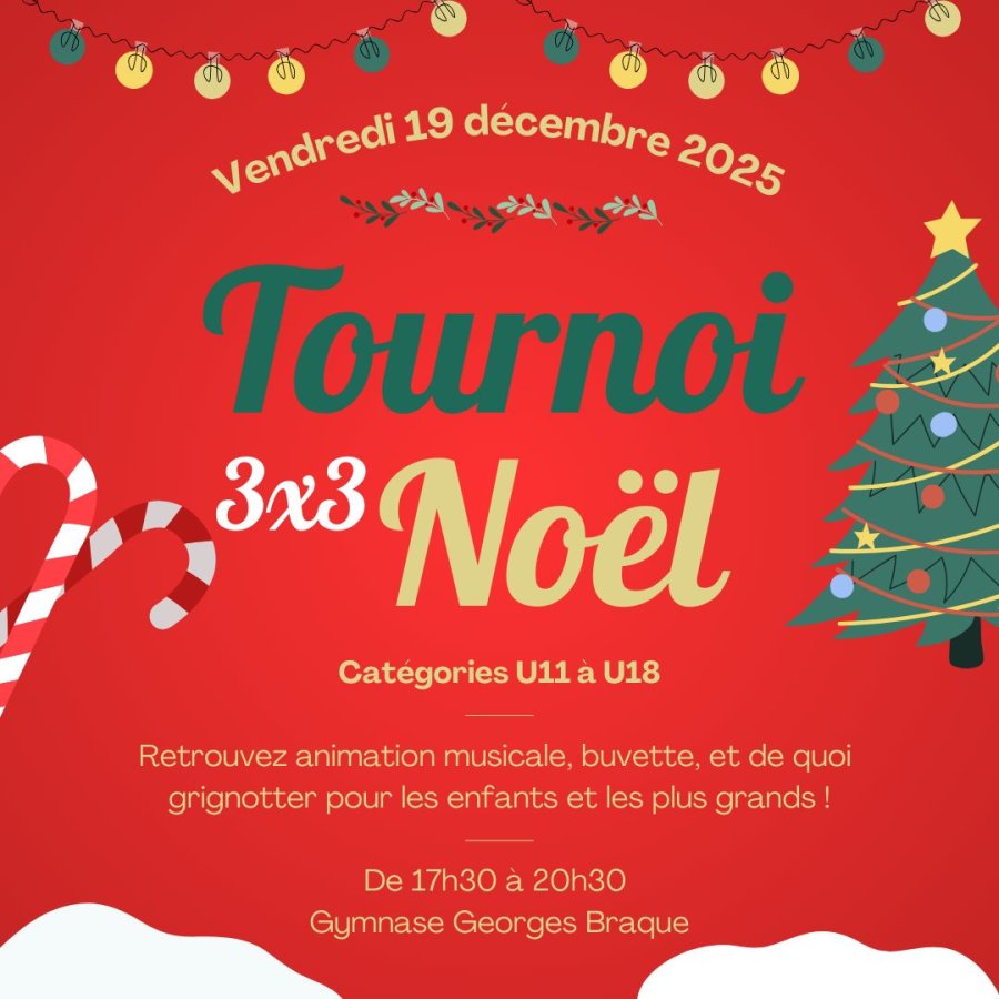 TOURNOI 3X3 DE NOEL