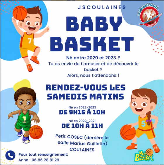 BabyBasket – Les inscriptions sont ouvertes !